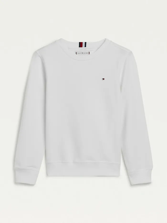 Tommy Hilfiger Crew Neck Sweatshirt Ecru Boys Sweatshirts and Hoodies Popular Tommy Hilfiger Crew Neck Sweatshirt Ecru Boys Sweatshirts and Hoodies Popular
