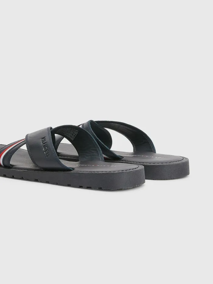 Tommy Hilfiger Crossover Strap Sandals Desert Sky Mens Trainers Casaul