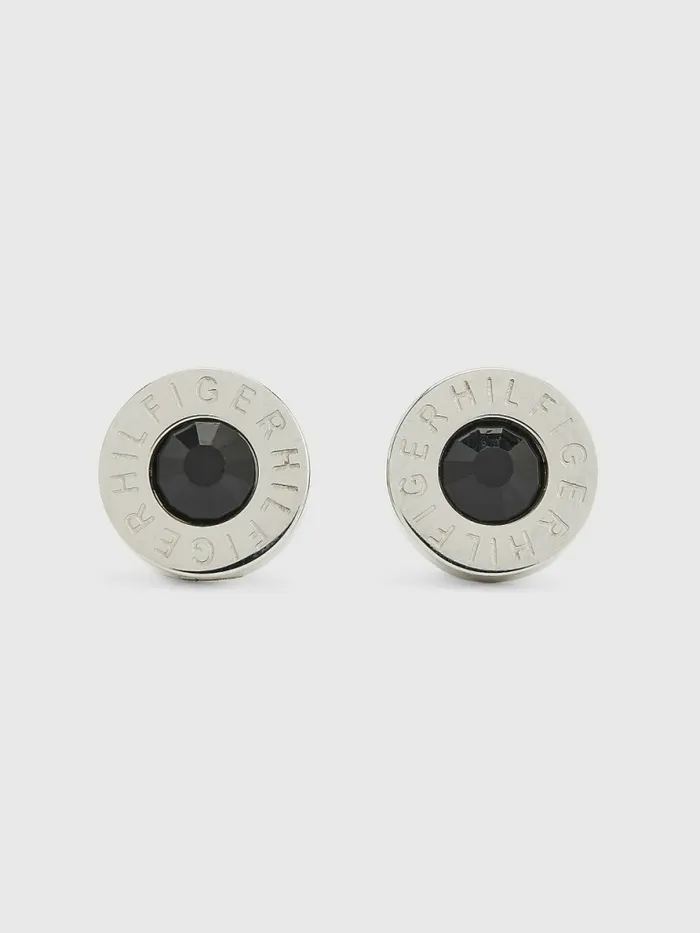Tommy Hilfiger CrystalEmbellished Stainless Steel Stud Earrings Silver Mens Jewellery and Cufflinks Tommy Hilfiger CrystalEmbellished Stainless Steel Stud Earrings Silver Mens Jewellery and Cufflinks