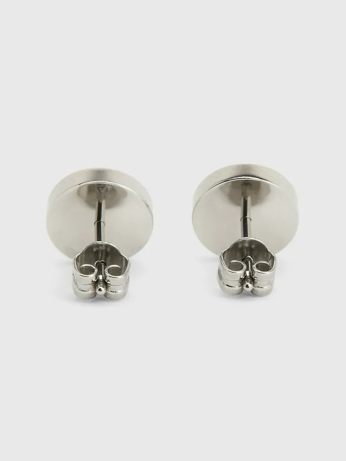 Tommy Hilfiger CrystalEmbellished Stainless Steel Stud Earrings Silver Mens Jewellery and Cufflinks