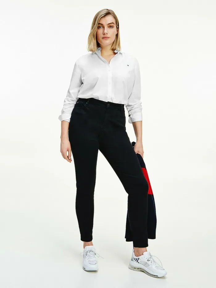 Tommy Hilfiger Curve Harlem High Rise Ultra Skinny Black Jeans Black Womens Curve Fashion For Sale Tommy Hilfiger Curve Harlem High Rise Ultra Skinny Black Jeans Black Womens Curve Fashion For Sale