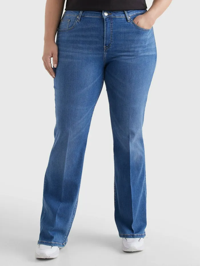 Tommy Hilfiger Curve Mid Rise Bootcut Jeans Izzy Womens Curve Fashion Cheap On Sale Tommy Hilfiger Curve Mid Rise Bootcut Jeans Izzy Womens Curve Fashion Cheap On Sale