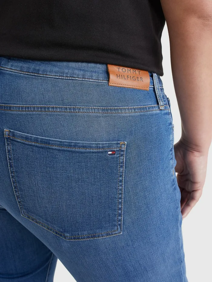 Tommy Hilfiger Curve Mid Rise Bootcut Jeans Izzy Womens Curve Fashion Cheap On Sale
