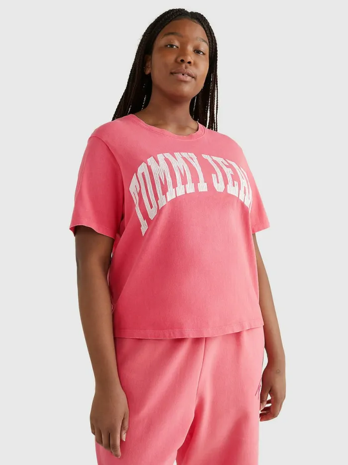 Tommy Hilfiger Curve Oversized Cropped TShirt Garden Rose Womens TShirts Gift 4 You Tommy Hilfiger Curve Oversized Cropped TShirt Garden Rose Womens TShirts Gift 4 You