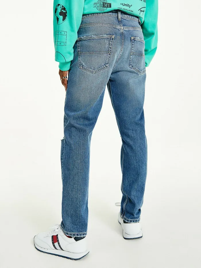 Tommy Hilfiger Dan Tapered Distressed Jeans Denim Medium Mens Jeans Gift 4 You
