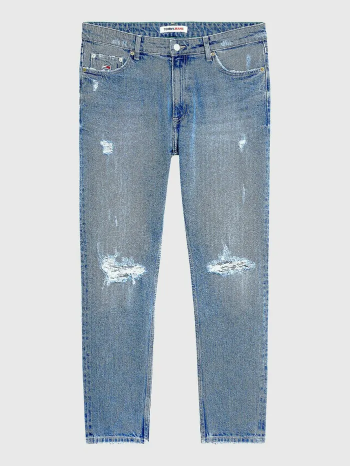 Tommy Hilfiger Dan Tapered Distressed Jeans Denim Medium Mens Jeans Gift 4 You