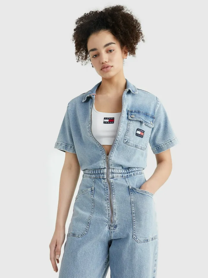 Tommy Hilfiger Denim Boiler Suit Denim Light Womens Dresses and Jumpsuits Gift Ideas Tommy Hilfiger Denim Boiler Suit Denim Light Womens Dresses and Jumpsuits Gift Ideas