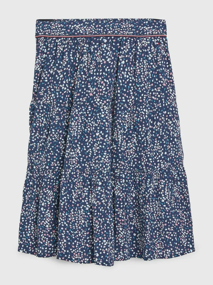 Tommy Hilfiger Ditsy Print Floral Viscose Skirt Blue Ditsy Flower Girls Trousers Shorts and Skirts Popular Tommy Hilfiger Ditsy Print Floral Viscose Skirt Blue Ditsy Flower Girls Trousers Shorts and Skirts Popular