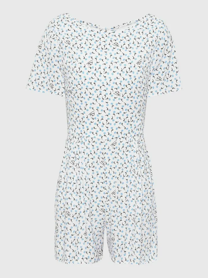 Tommy Hilfiger Ditsy Print TieBack Playsuit Island Floral Crush Print Womens Dresses and Jumpsuits Online
