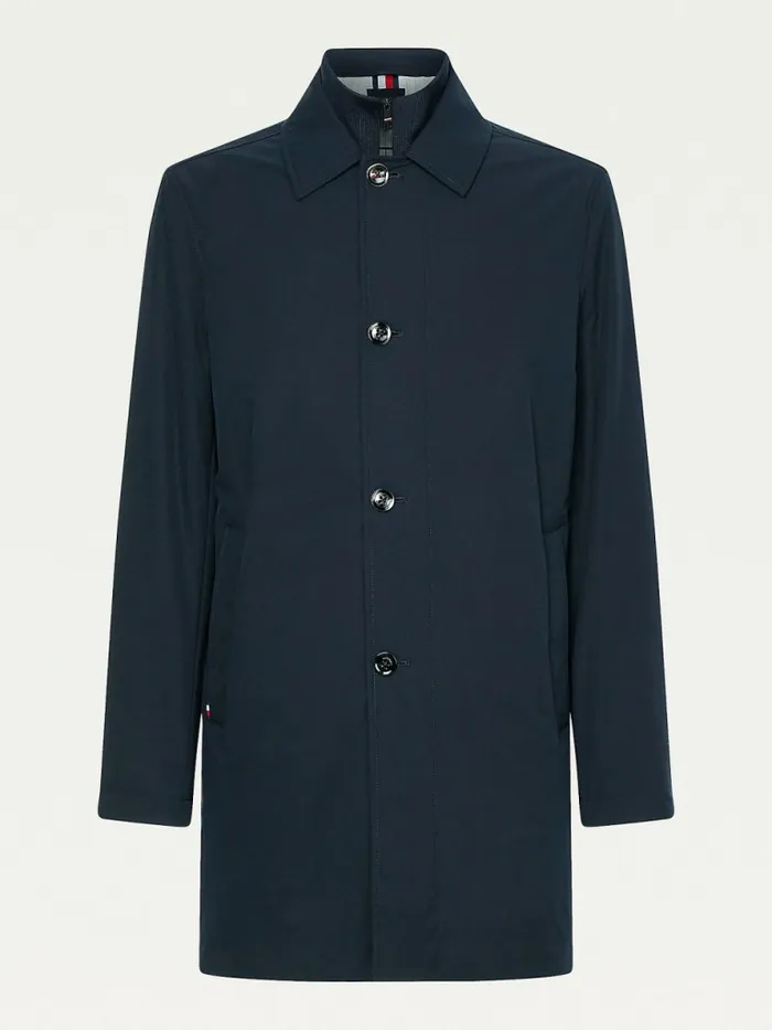 Tommy Hilfiger Double Layer Padded Car Coat Desert Sky Mens Coats and Jackets Gift for Friend