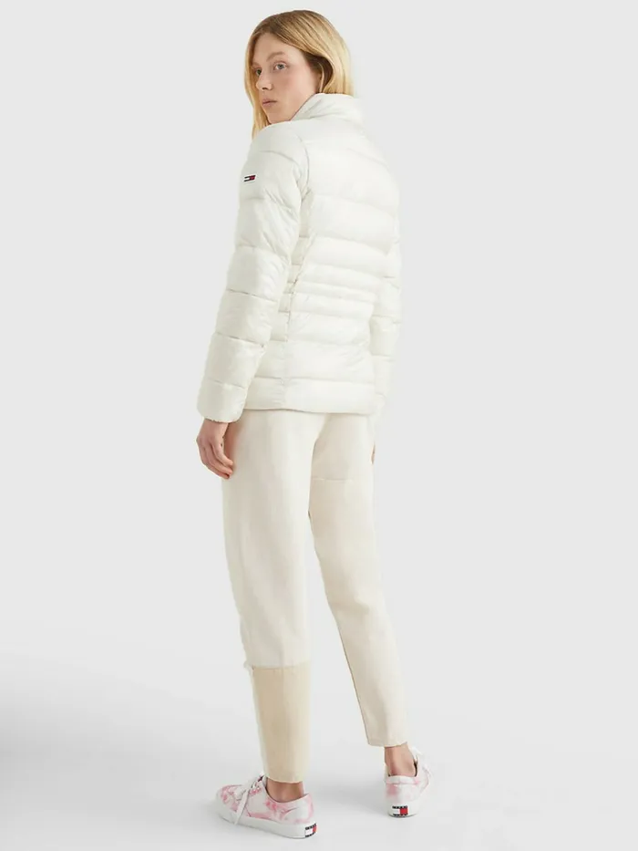 Tommy Hilfiger Down Quilted Jacket Stony Beige Womens Coats and Jackets Sale