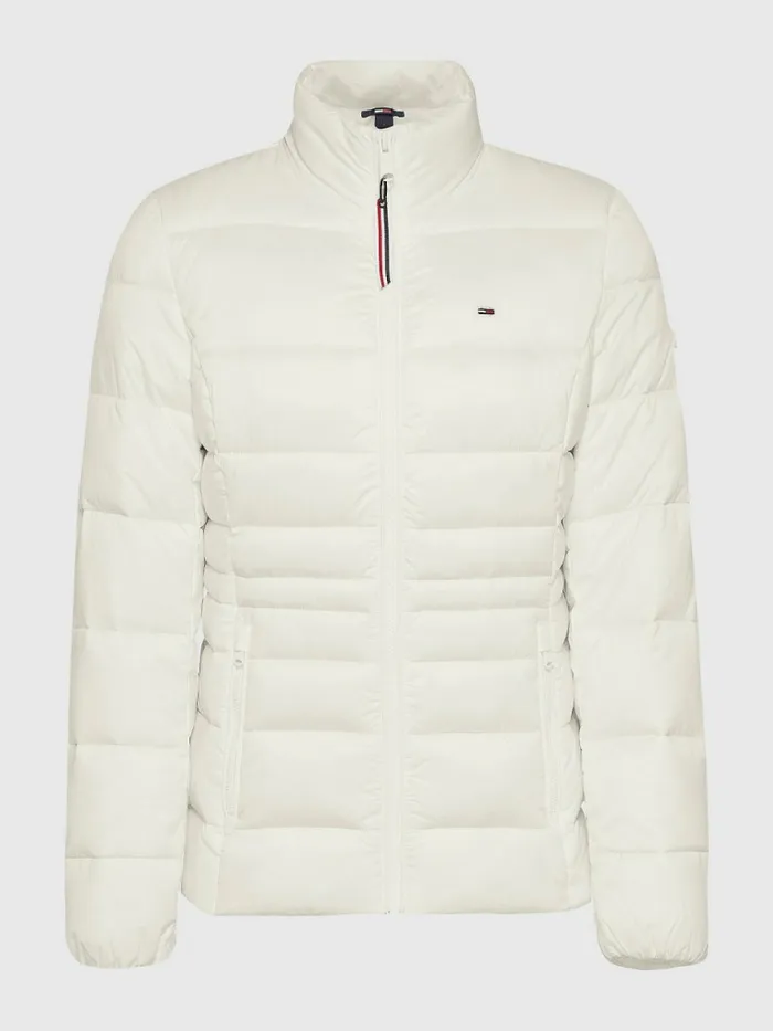 Tommy Hilfiger Down Quilted Jacket Stony Beige Womens Coats and Jackets Sale