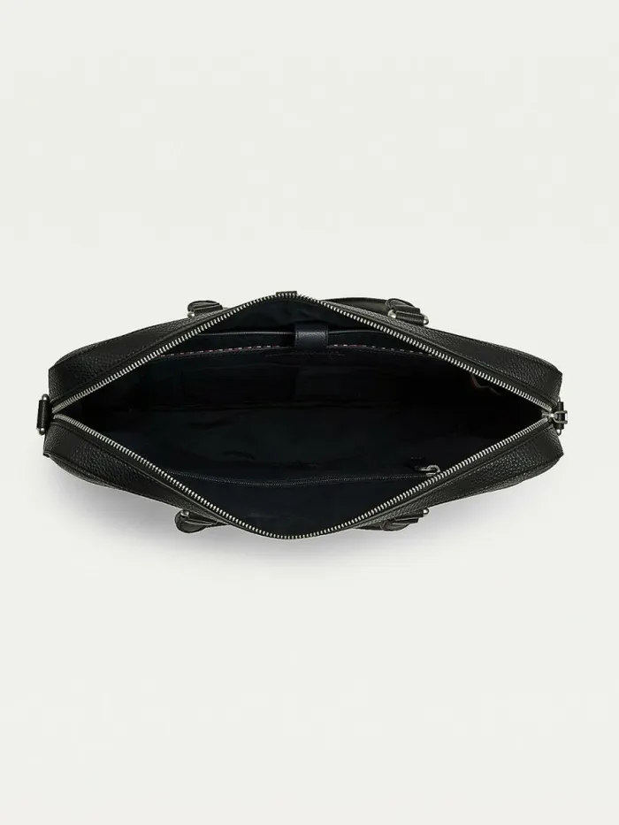 Tommy Hilfiger Downtown Slim Computer Bag Black Mens Bags Cheap On Sale