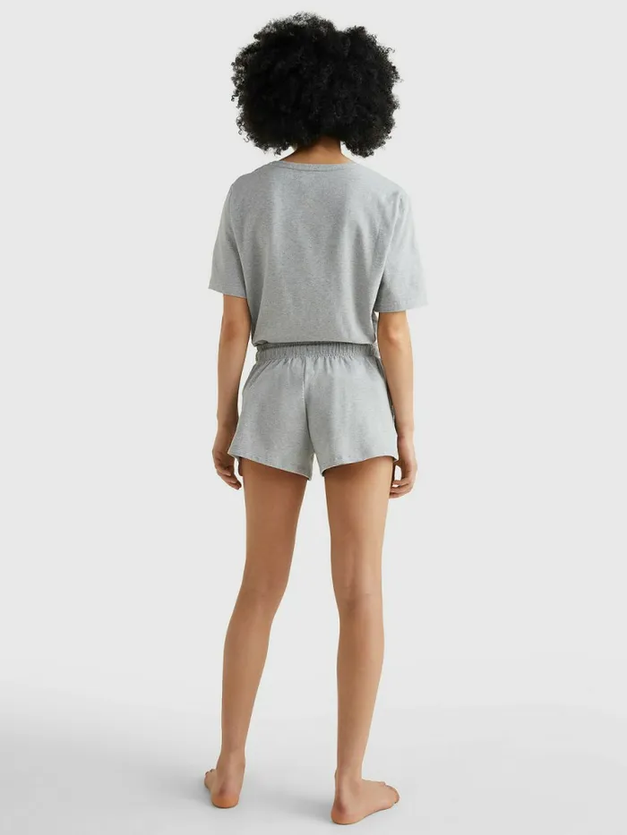 Tommy Hilfiger Drawstring Jersey Shorts Grey Heather Womens Essentials Near Me
