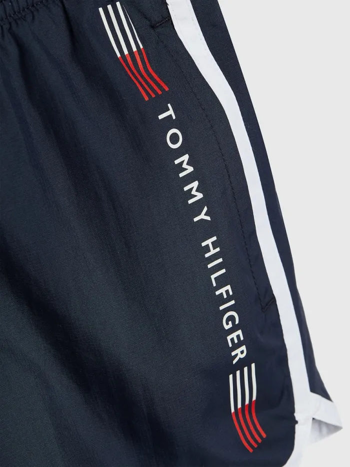 Tommy Hilfiger Drawstring RipStop Runner Swim Shorts Desert Sky Boys Swimwear Gift 4 You