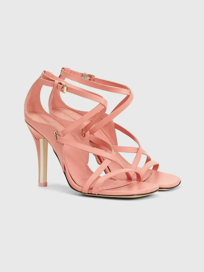 Tommy Hilfiger Elevated Crest Heeled Sandals Cabbage Rose Womens Sandals Sale Tommy Hilfiger Elevated Crest Heeled Sandals Cabbage Rose Womens Sandals Sale