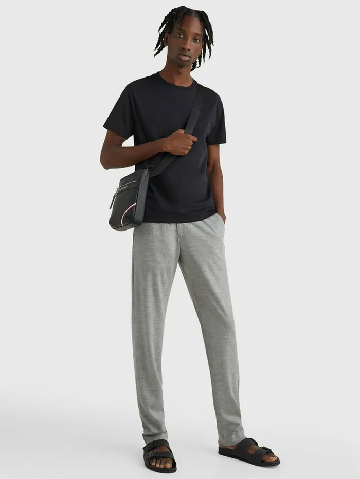 Tommy Hilfiger Elevated Interlock TShirt Black Mens TShirts Fashion