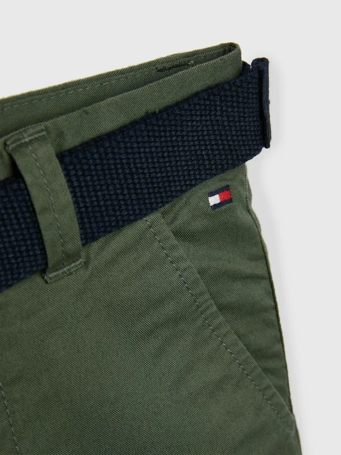 Tommy Hilfiger Essential Belted Chino Shorts Avalon Green Boys Trousers and Shorts Gift 4 You Tommy Hilfiger Essential Belted Chino Shorts Avalon Green Boys Trousers and Shorts Gift 4 You