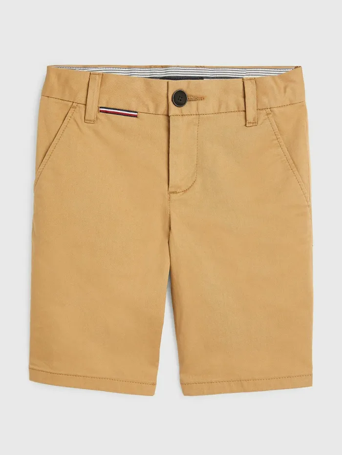 Tommy Hilfiger Essential Chino Shorts Classic Khaki Boys Trousers and Shorts On Sale Tommy Hilfiger Essential Chino Shorts Classic Khaki Boys Trousers and Shorts On Sale