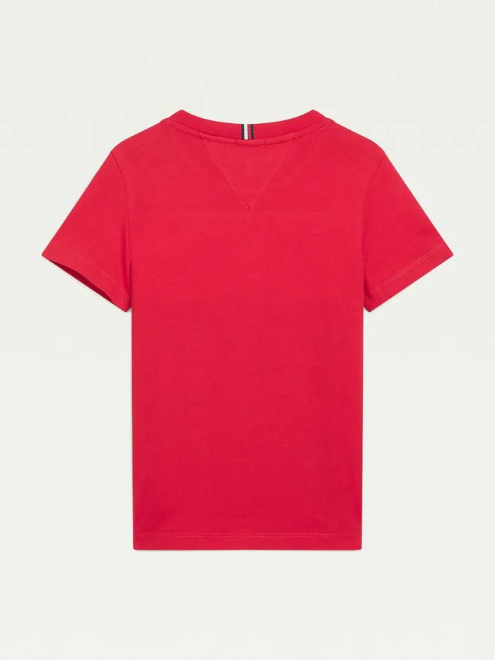 Tommy Hilfiger Essential ColourBlocked Organic Cotton TShirt Twilight NavyTwilight Navy Boys TShirts and Polos On Sale