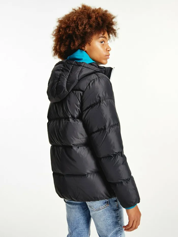 Tommy Hilfiger Essential Down Jacket Black Boys Coats and Jackets Fashion