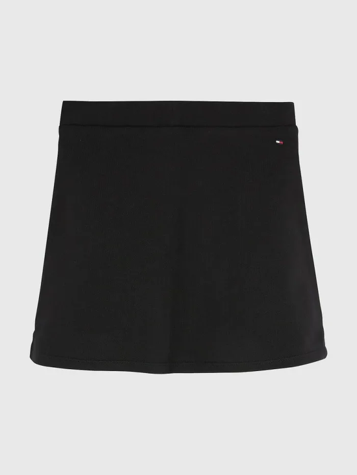 Tommy Hilfiger Essential Fit And Flare Skirt Black Girls Trousers Shorts and Skirts Gift 4 You