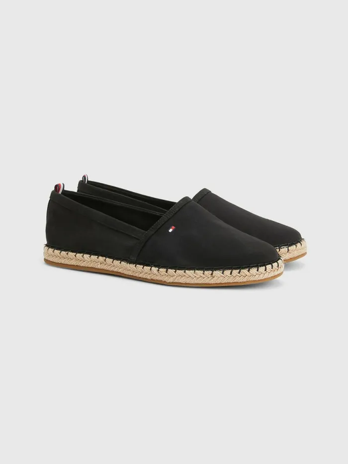 Tommy Hilfiger Essential Flag Espadrilles Black Womens Boots Near Me