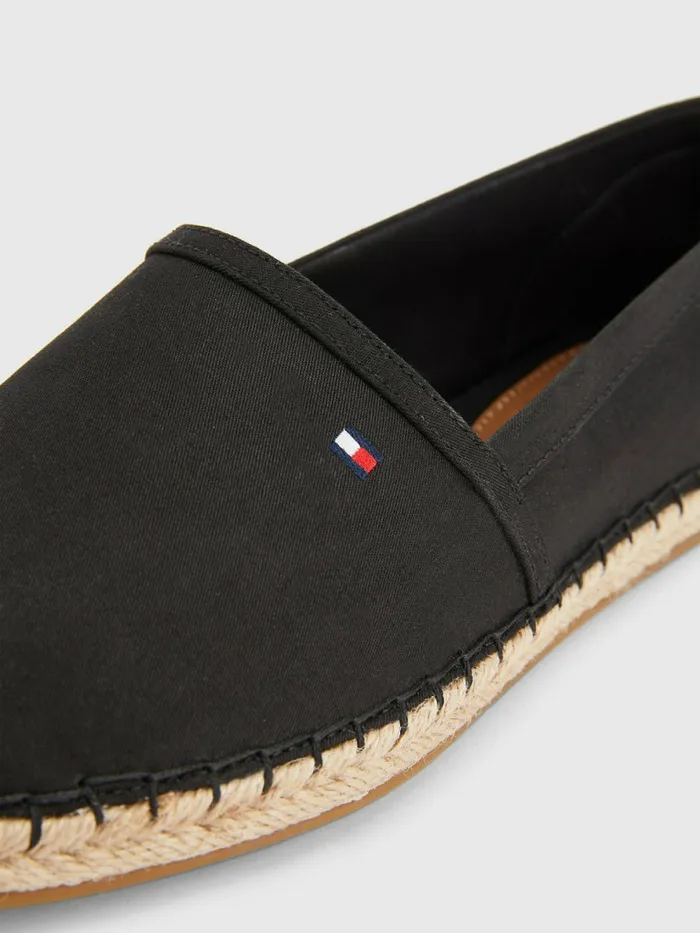 Tommy Hilfiger Essential Flag Espadrilles Black Womens Boots Near Me