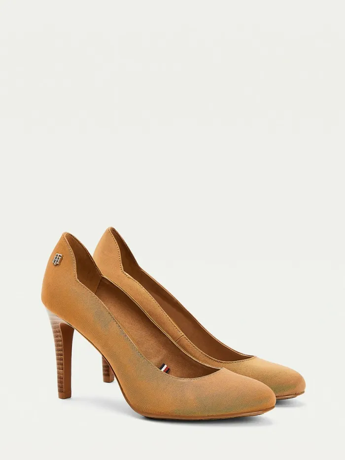 Tommy Hilfiger Essential High Heel Shoes Dusty Bronze Womens Pumps Fashion