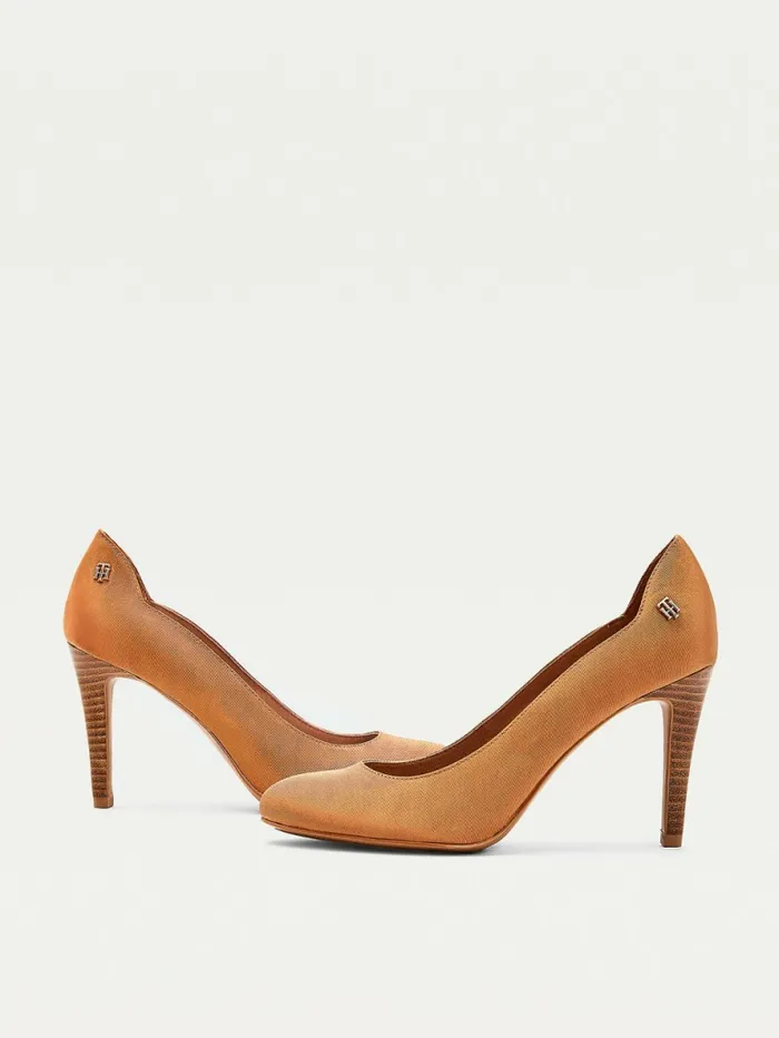 Tommy Hilfiger Essential High Heel Shoes Dusty Bronze Womens Pumps Fashion