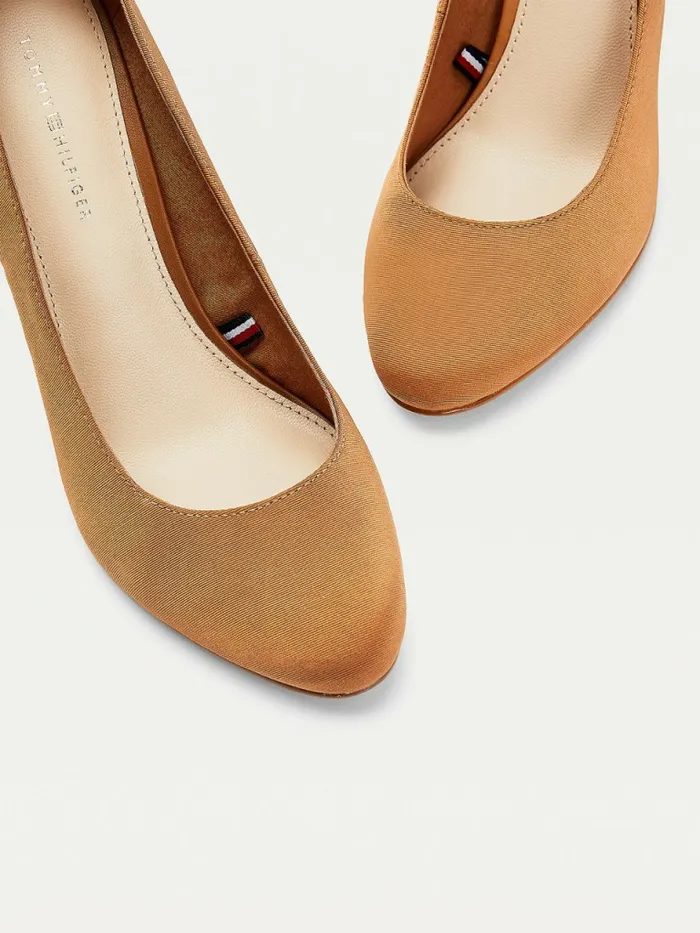 Tommy Hilfiger Essential High Heel Shoes Dusty Bronze Womens Pumps Fashion