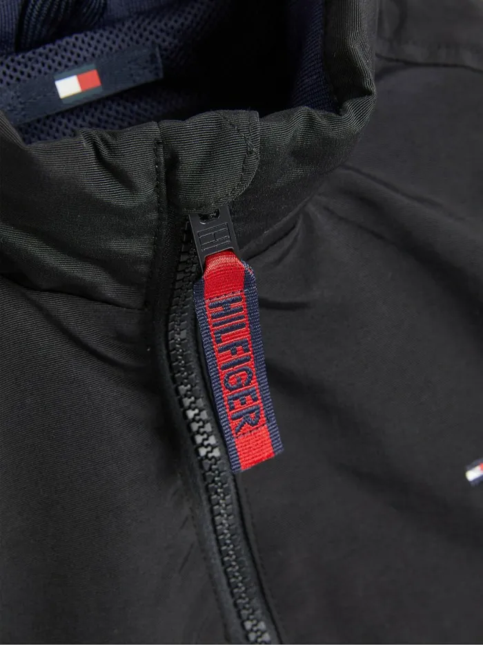 Tommy Hilfiger Essential Hooded Jacket Black Boys Coats and Jackets Casaul