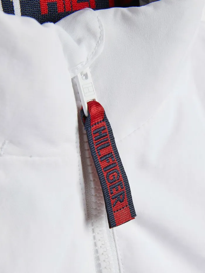 Tommy Hilfiger Essential Hooded Jacket White Boys Coats and Jackets Fashion