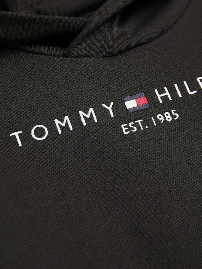 Tommy Hilfiger Essential Hoody And Joggers Set Black Boys Sweatshirts and Hoodies Cheap On Sale