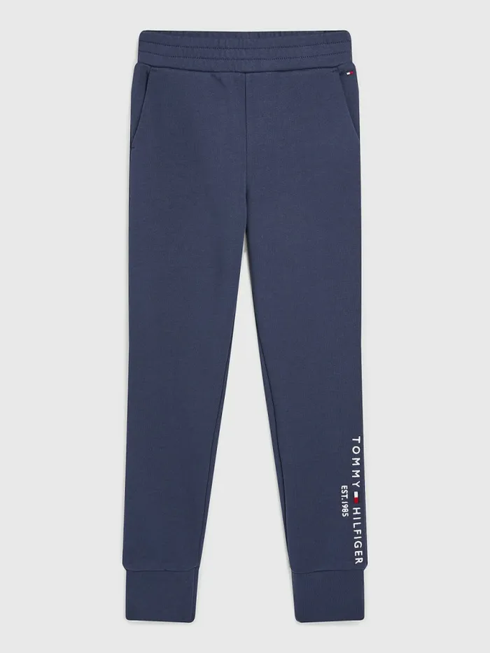 Tommy Hilfiger Essential Joggers Twilight Navy Girls Trousers Shorts and Skirts Gift 4 You Tommy Hilfiger Essential Joggers Twilight Navy Girls Trousers Shorts and Skirts Gift 4 You