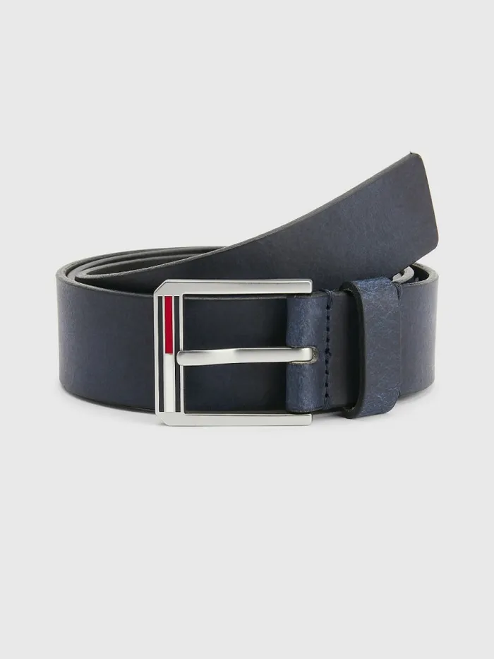 Tommy Hilfiger Essential Leather Belt Twilight Navy Mens Belts Gift for Friend Tommy Hilfiger Essential Leather Belt Twilight Navy Mens Belts Gift for Friend
