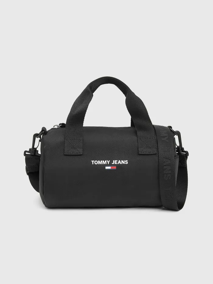 Tommy Hilfiger Essential Logo Crossover Bag Black Womens Bags Casaul