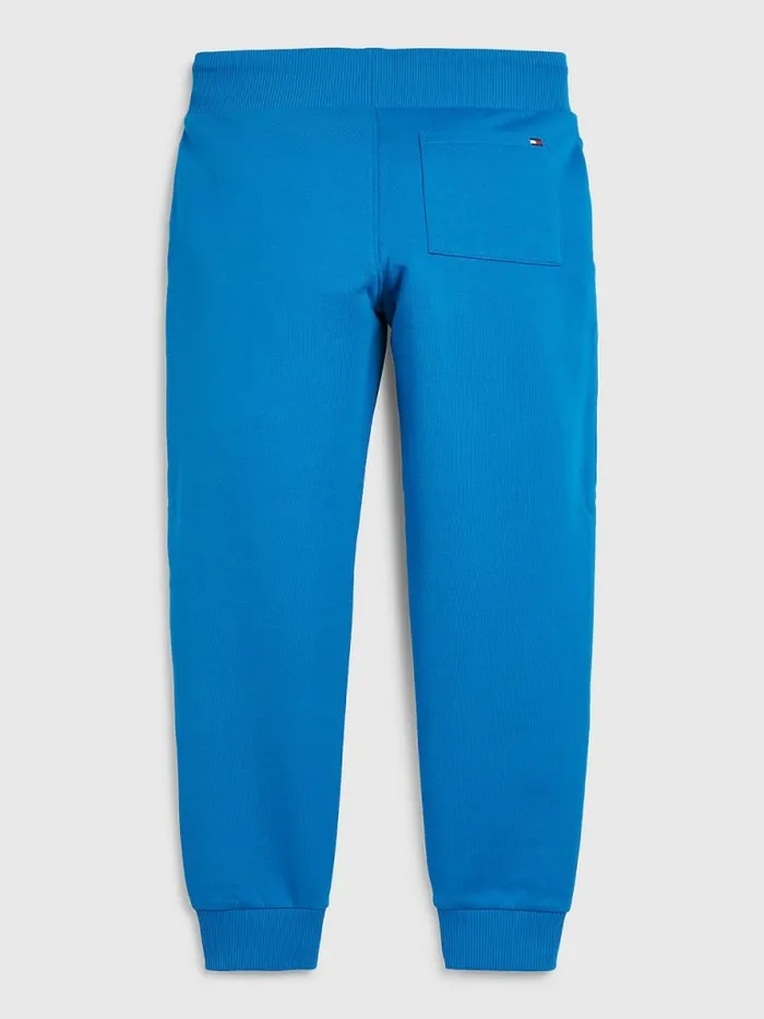 Tommy Hilfiger Essential Logo Joggers Regatta Blue Girls Trousers Shorts and Skirts On Sale