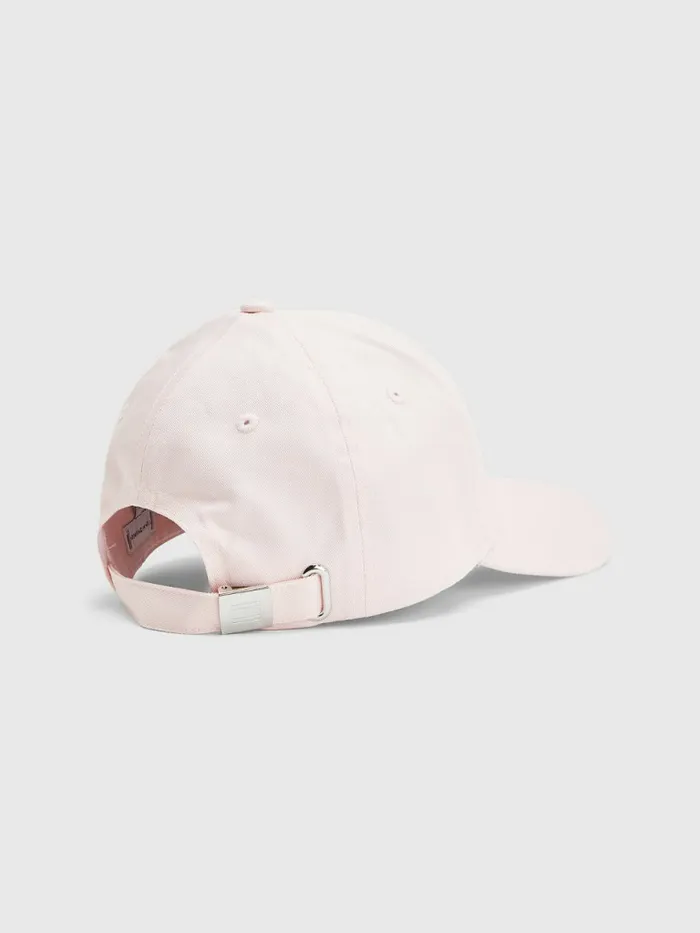Tommy Hilfiger Essential Organic Cotton Flag Cap Pink Dust Womens Hats and Scarves Gift 4 You