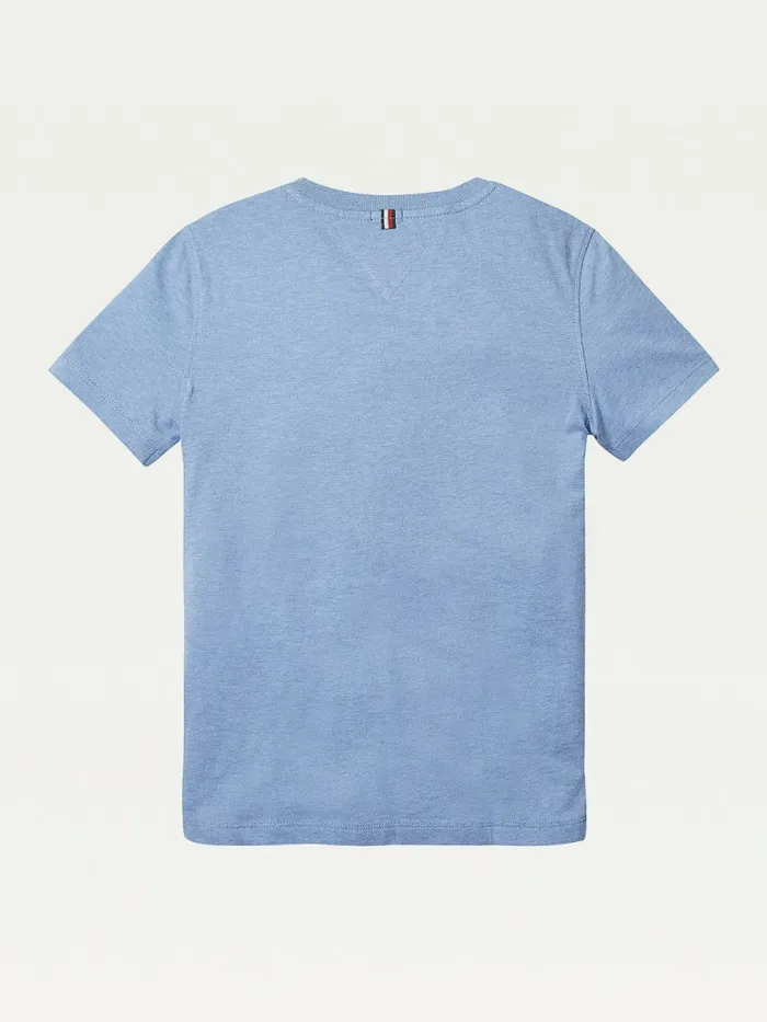 Tommy Hilfiger Essential Organic Cotton TShirt Dark Allure Heather Boys TShirts and Polos Online