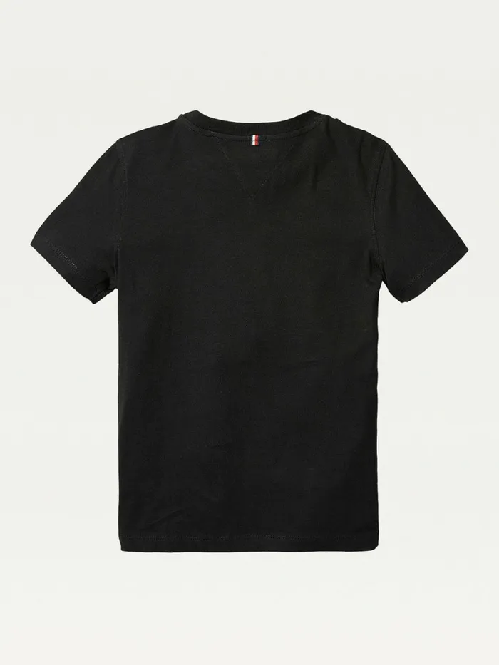 Tommy Hilfiger Essential Organic Cotton TShirt Meteorite Girls Tops and TShirts Gift Ideas