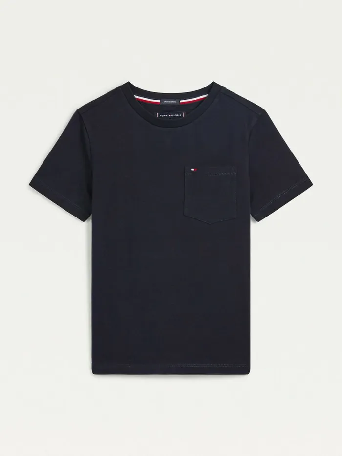 Tommy Hilfiger Essential Pocket TShirt Desert Sky Boys TShirts and Polos Popular Tommy Hilfiger Essential Pocket TShirt Desert Sky Boys TShirts and Polos Popular