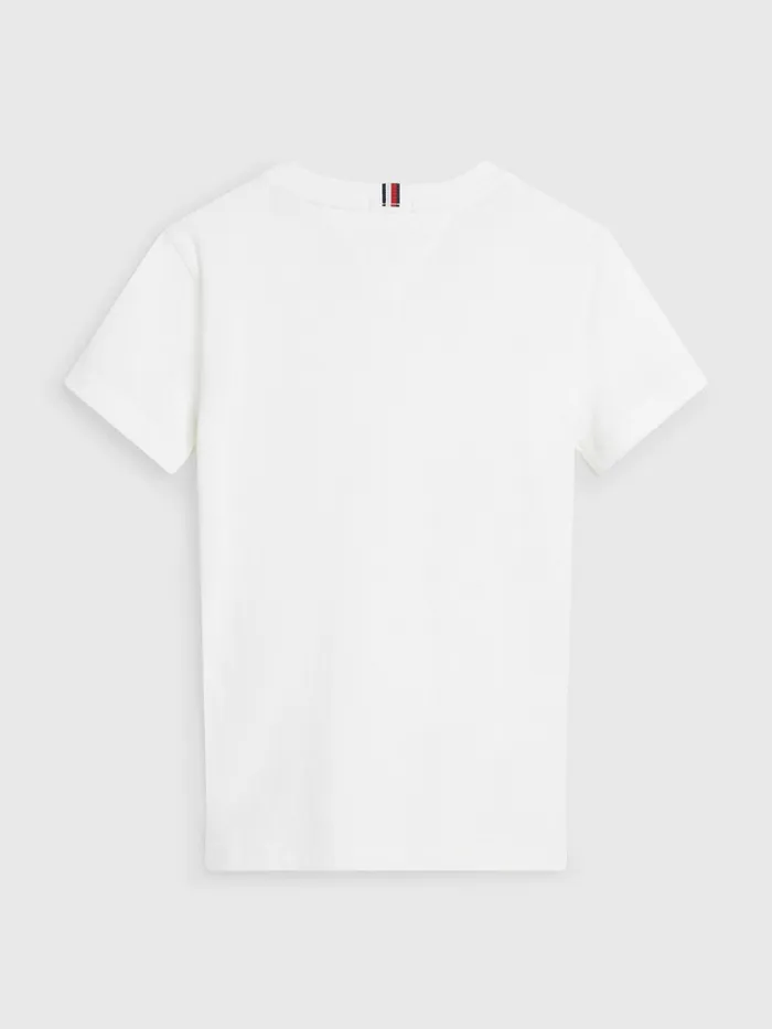 Tommy Hilfiger Essential Pocket TShirt White Boys TShirts and Polos Gift for Friend