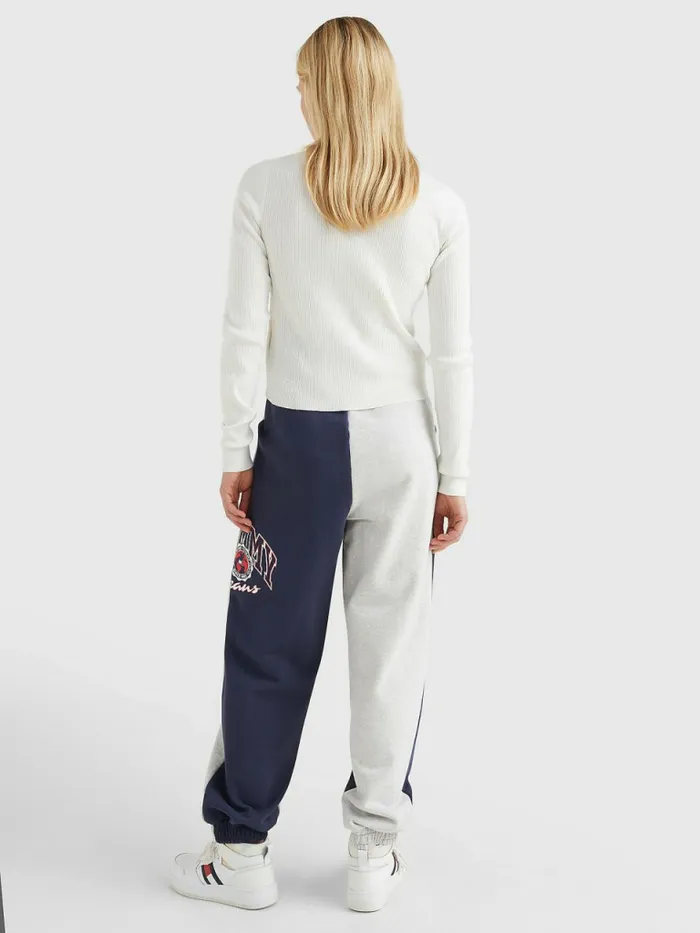 Tommy Hilfiger Essential RibKnit Jumper Ecru Womens Knitwear For Sale