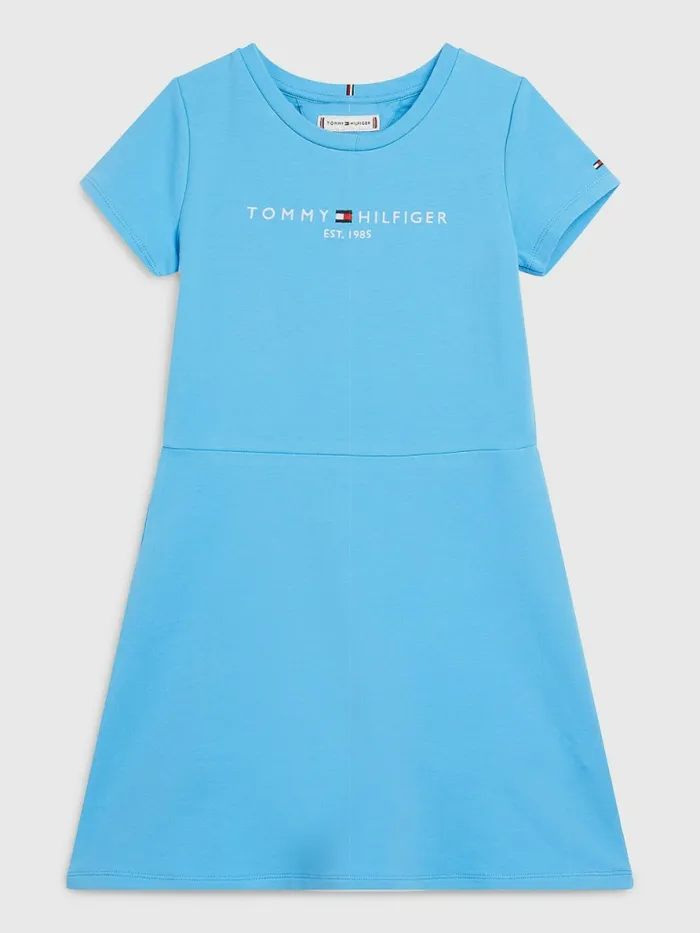Tommy Hilfiger Essential Skater Dress Blue Crush Girls Dresses Cheap On Sale