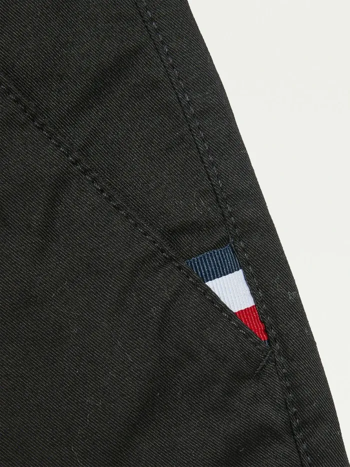 Tommy Hilfiger Essential Slim Fit Chinos Black Boys Trousers and Shorts Gift 4 You