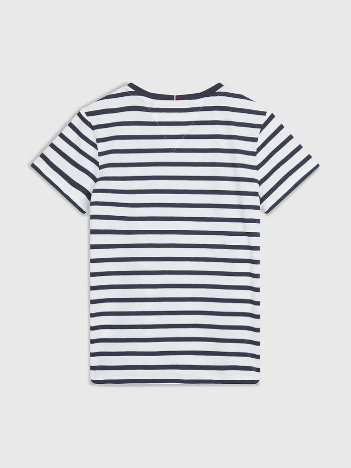 Tommy Hilfiger Essential Stripe TShirt Twilight NavyWhite Stripe Girls Tops and TShirts Cheap On Sale