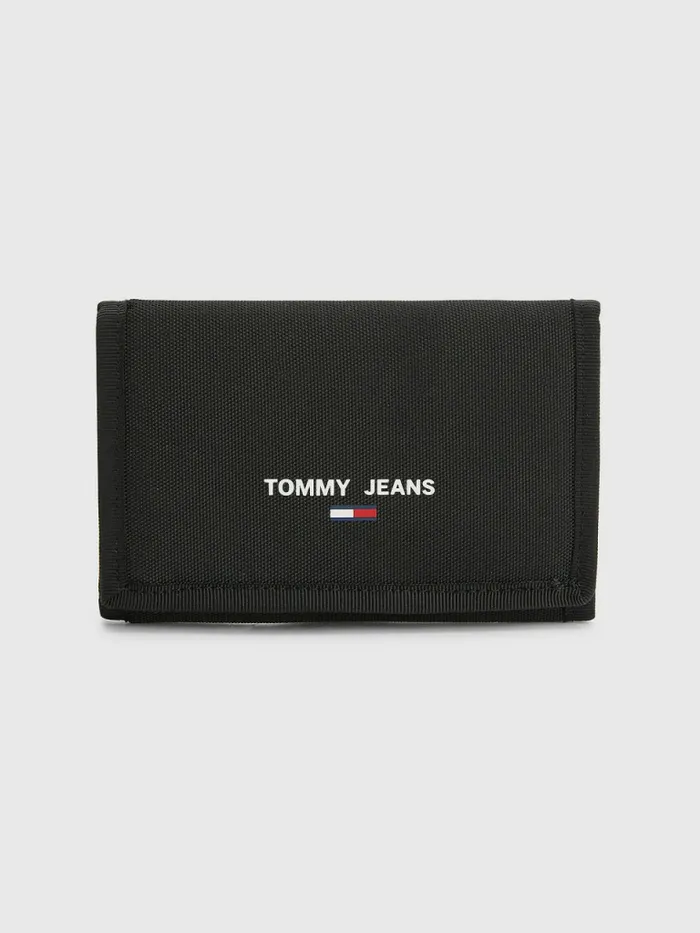 Tommy Hilfiger Essential Wallet Black Mens Wallets and Card Holders For Sale