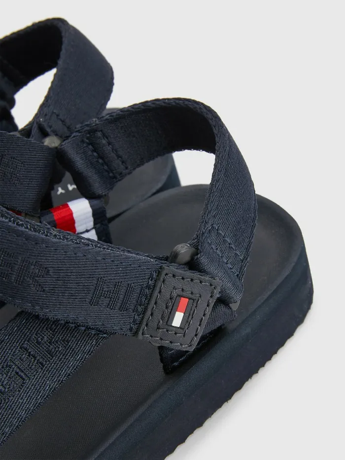 Tommy Hilfiger Essential Webbing Sandals Desert Sky Mens Boots Online