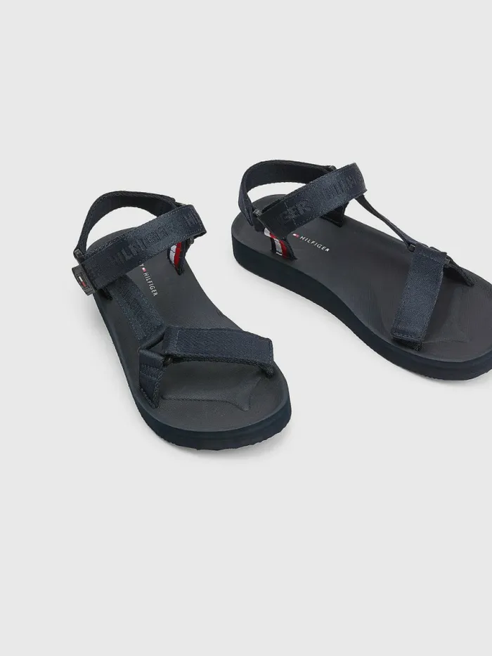 Tommy Hilfiger Essential Webbing Sandals Desert Sky Mens Boots Online